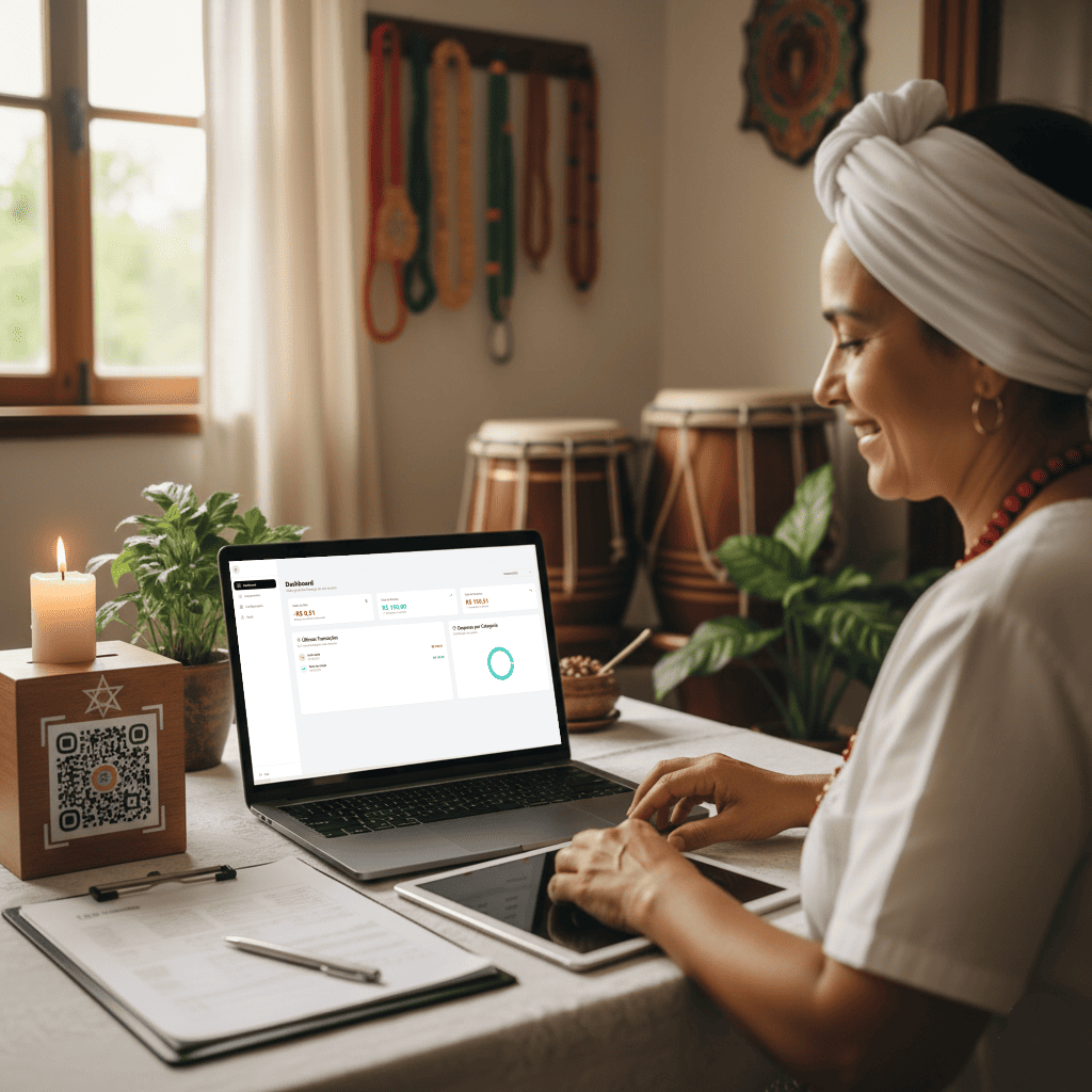 Sistema Financeiro Gratuito para Terreiros Use o Quartinha Solidário